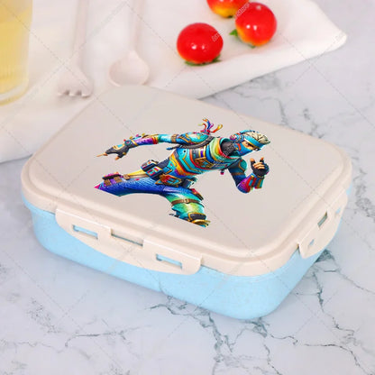 Fortnite Bento Lunch Box Anime Fortnite Food Storage Containers Kids School Picnic Lunchbox Office Dinner Case Gift 2025