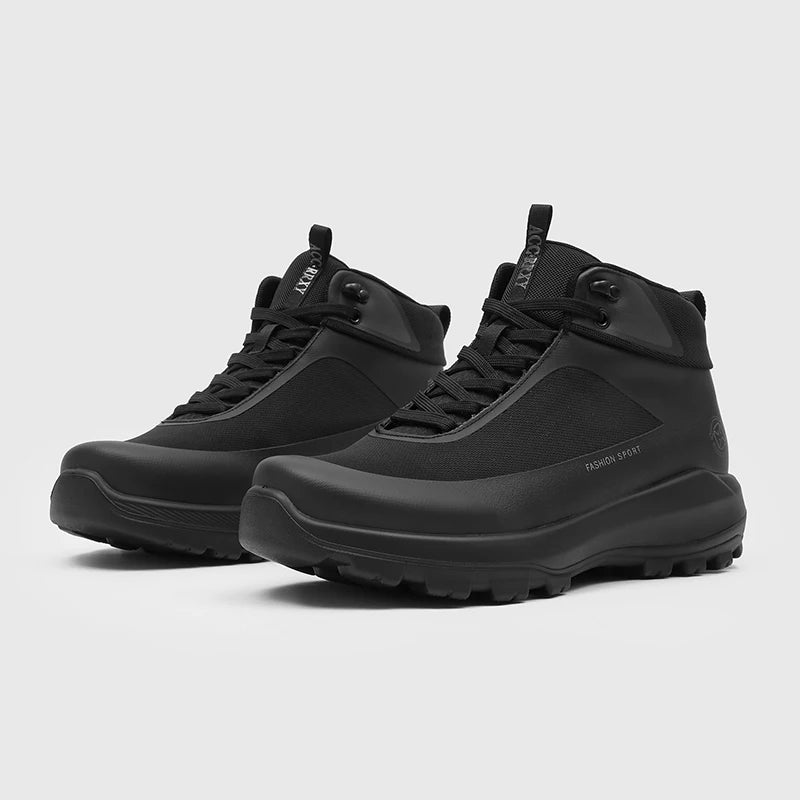 Chaussures de randonnée pour hommes, modèle montant, pour activités de plein air, antidérapantes, résistantes à l’usure, avec semelle épaisse, protection anti-choc pour les orteils, tissu en maille respirant, bottes