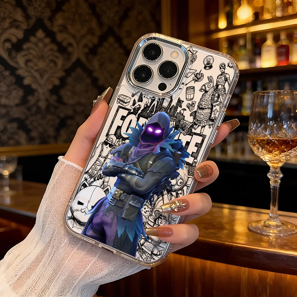 Cartoon Battle Royale Fortnite Phone Case For Xiaomi Mi 15 14T 14 12T 11T 11 Lite Poco M7 X7 X6 F5 F6 X5 X4 GT Pro 4G 5G Cover