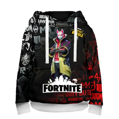 Fortnite Peely Print New Design Sweatshirts Hoodies Men Women Children Long Sleeve Fashion Casual Hooded Streetwear Pullovers