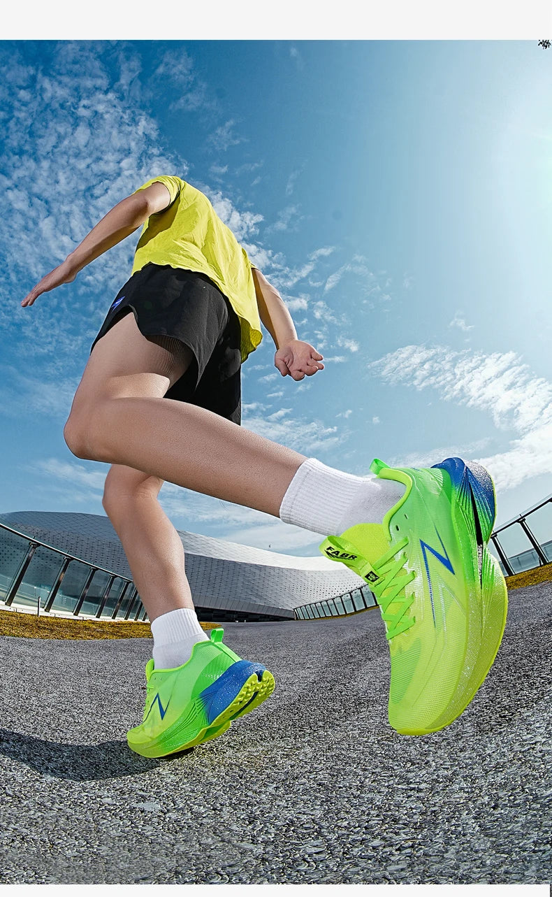 Marathon Men Running Shoes Sports Speciality Breathable Lightweight Women's Athletic Nonskid Carbon Board Comfortable Sneakers