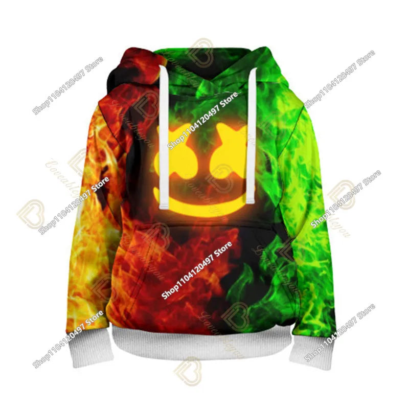 Children's Clothing Fortnite Cosplay Hoodie Sweatshirt, Battle Ikonik Man Sleeve Costume, Christmas Pullover Stress Shirt Clothes