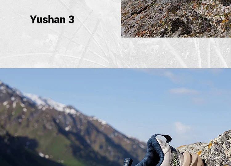 361 Degrees Yushan 3.0 Men Running Shoes Hiking Cushioning Flexible Breathable Non-slip Outdoor Jogging Male Sneakers 672532214