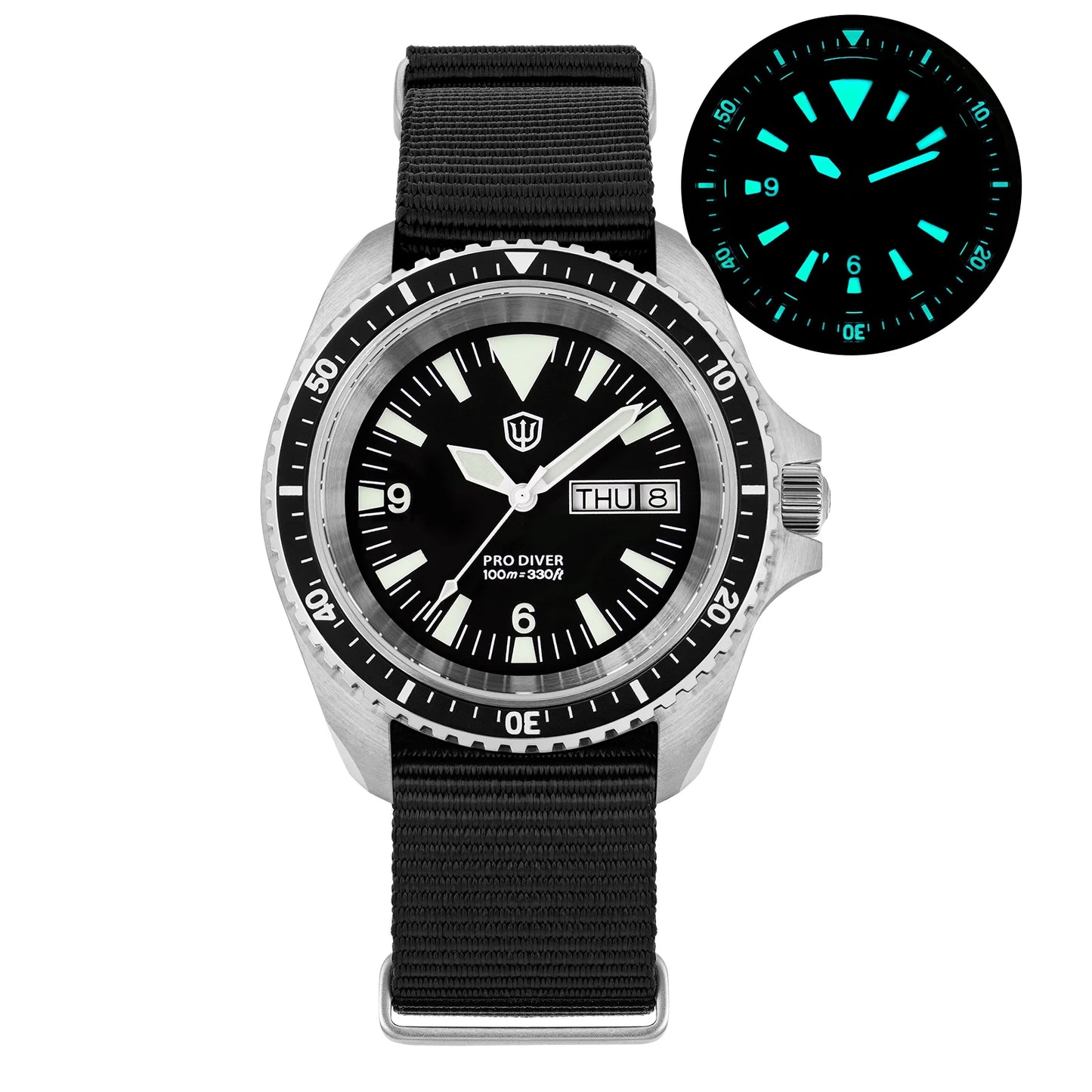 Watchdives WD1980 V3 Luxury Watch VH31 Sweep Seconds Quartz Movement AR Coating Sapphire Glass 10Bar Waterproof Men's Watches