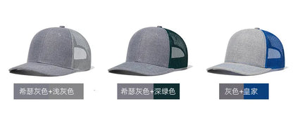 High Quality Mesh Baseball Cap Women Men Summer Cotton Breathable Sunhat Unisex Adjustable Snapback Trucker Hats Male Female