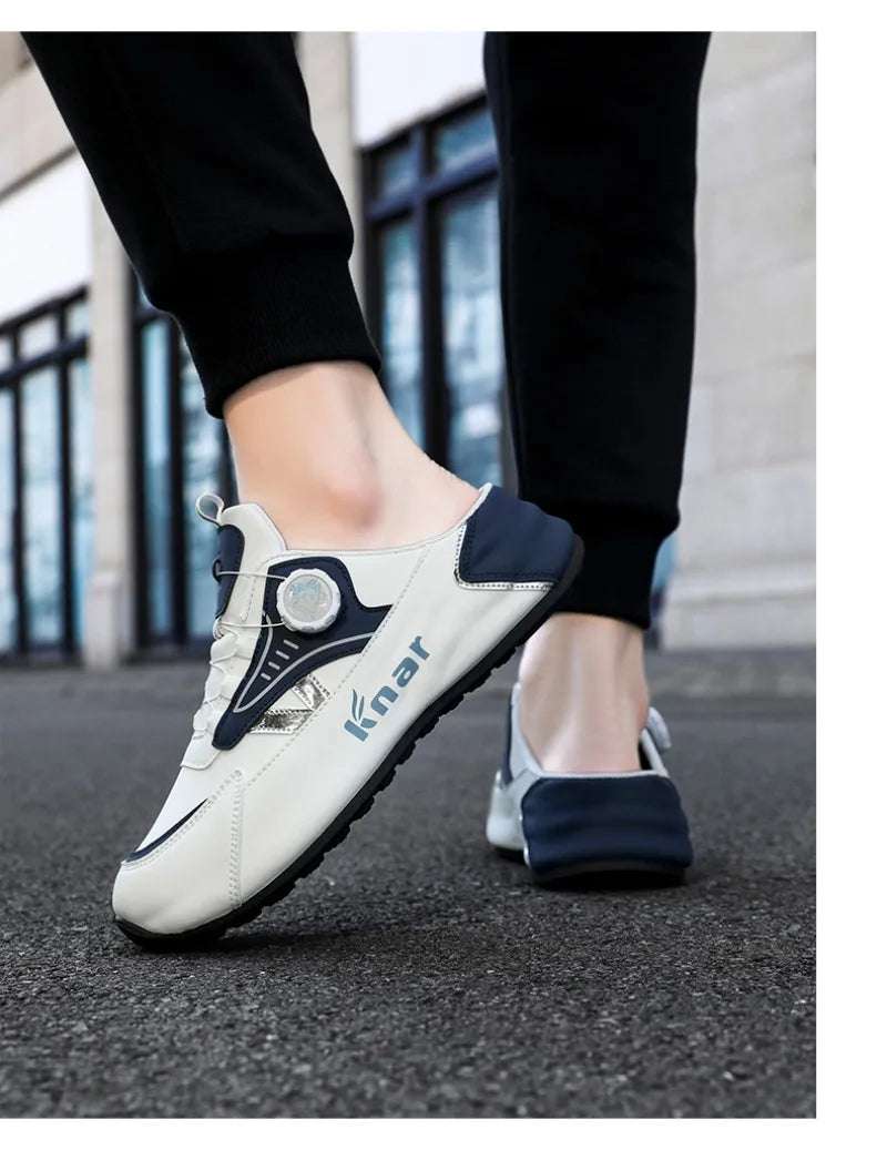 Platform-sneakers med åndbart, trendy mesh til sommeren, nye sports- og fritidssko til mænd i store størrelser 39-48