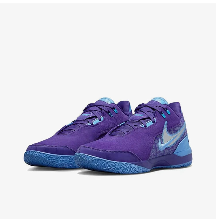 Nike uradni avtentični novi moški košarkarski čevlji srednje višine iz trpežnega patchwork materiala FJ1566-500