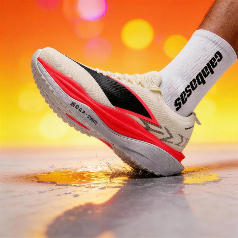 Speciality Marathon Men Running Shoes Carbon Board Sports Breathable Lightweight Women's Comfortable Athletic Nonskid Sneakers