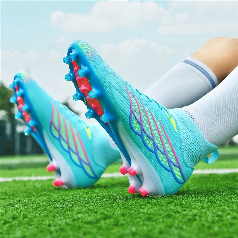 2026 Superfly FG Football Boots Outdoor Soccer Cleats Black Shoes Soft Sport Professional Shoes Breathable Comfortable Boots Plus