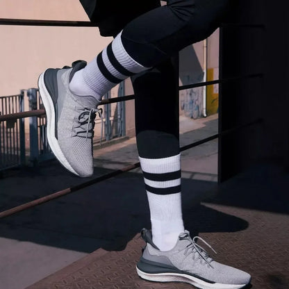 NEW Mijia Sport Shoes 4 Lightweight Ventilate Elastic Knitting Leisure Shoes Breathable Non Slip Sneaker Running Trainer Sneaker