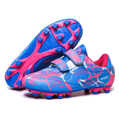 Chaussures de football pour enfants FG/TF, bottes de football pour garçons, crampons d'extérieur, crampons de futsal, chaussures de sport d'entraînement, taille 33-38