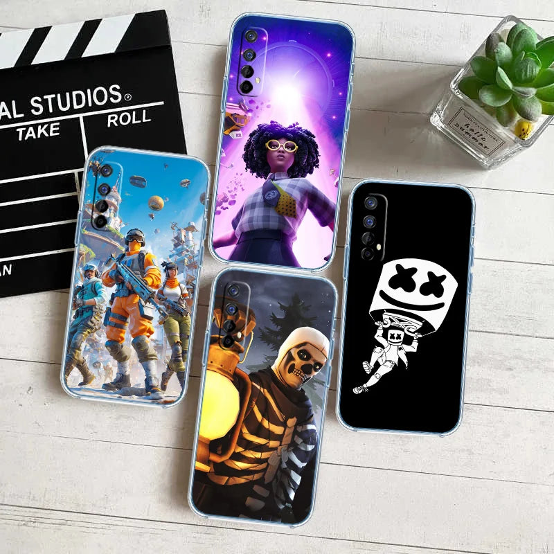 F-Fortnites-Poster Transparent Phone Case for Samsung Galaxy A04 A04S A14 A23 A34 A54 M23 M33 M52 M53