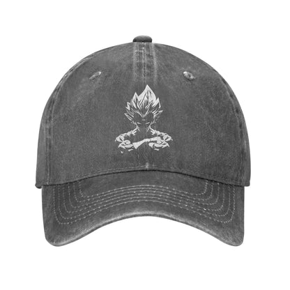Dragon Ball Z Goku DBZ Unisex Style Baseball Caps Saiyan Distressed Denim Hats Cap Retro Workouts Unstructured Soft Snapback Cap, produit gaming premium Fraquane