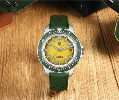 San Martin 2025 New Upgraded Version 40mm Dive Watch Men Original Design NH35 Automatic Mechanical Waterproof 200m SN0118