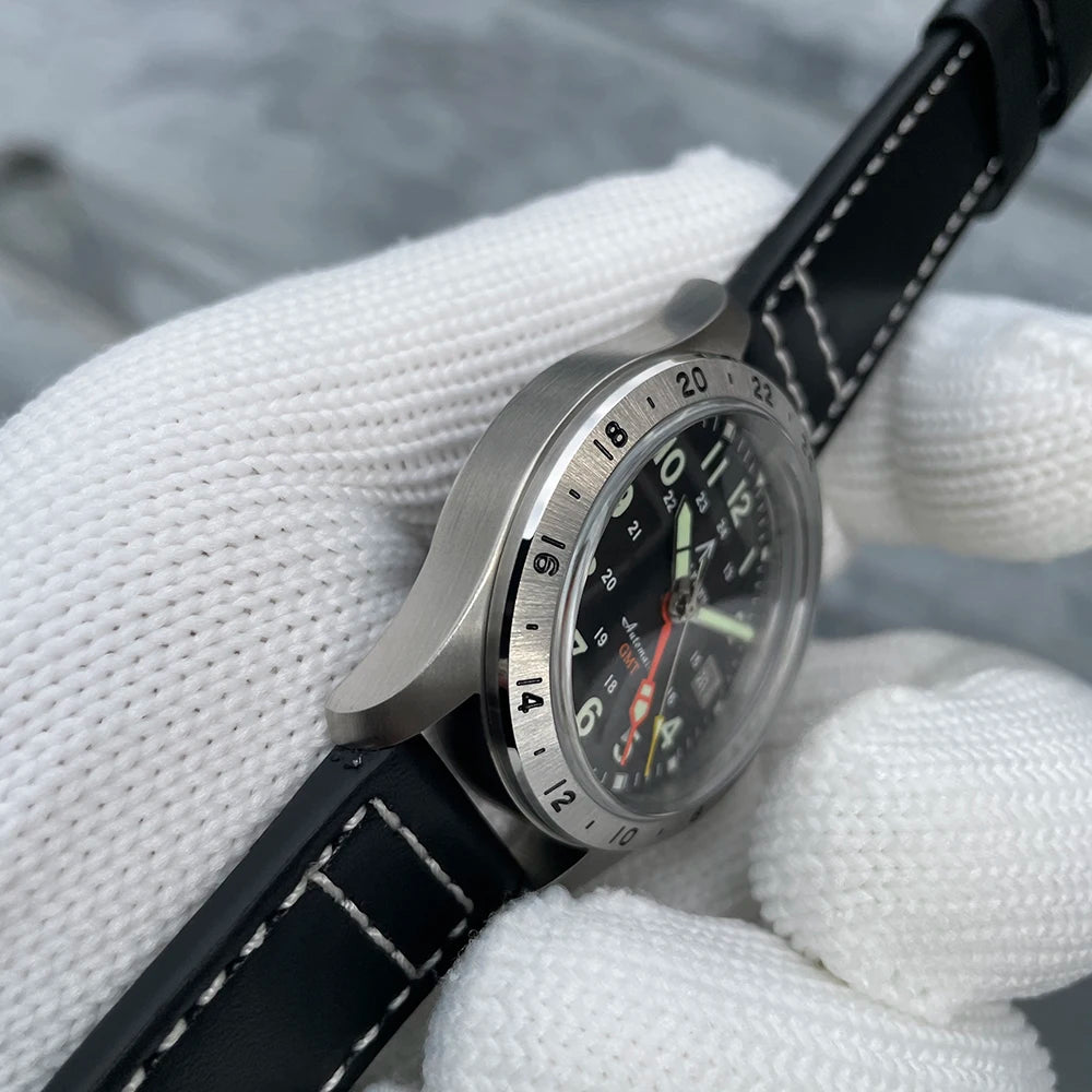STEELFLIER Official SF792 GMT Mechanische Armbanduhr NH34 Uhrwerk Super BGW9 C3 Leuchtmasse 200M wasserdichte Luxus-Taucheruhr für Herren