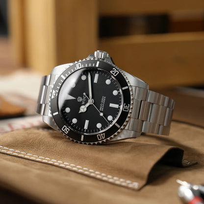 Watchdives WD5513Q 40mm Quartz Diver Watch VH31 Sweep Second Sapphire 200m Waterproof Steel Bracelet BGW9 Lume Mens Watch