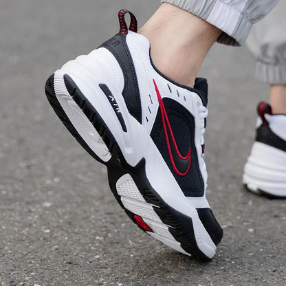 Nike Air Cushion Design Outdoor Unisex Dad Shoes New Lightweight Comfortable Everyday Thick-Soled Dad Shoes M2K Tekno Versatile Retro Style Dad Shoes Trendy Must-Have 415445-101
