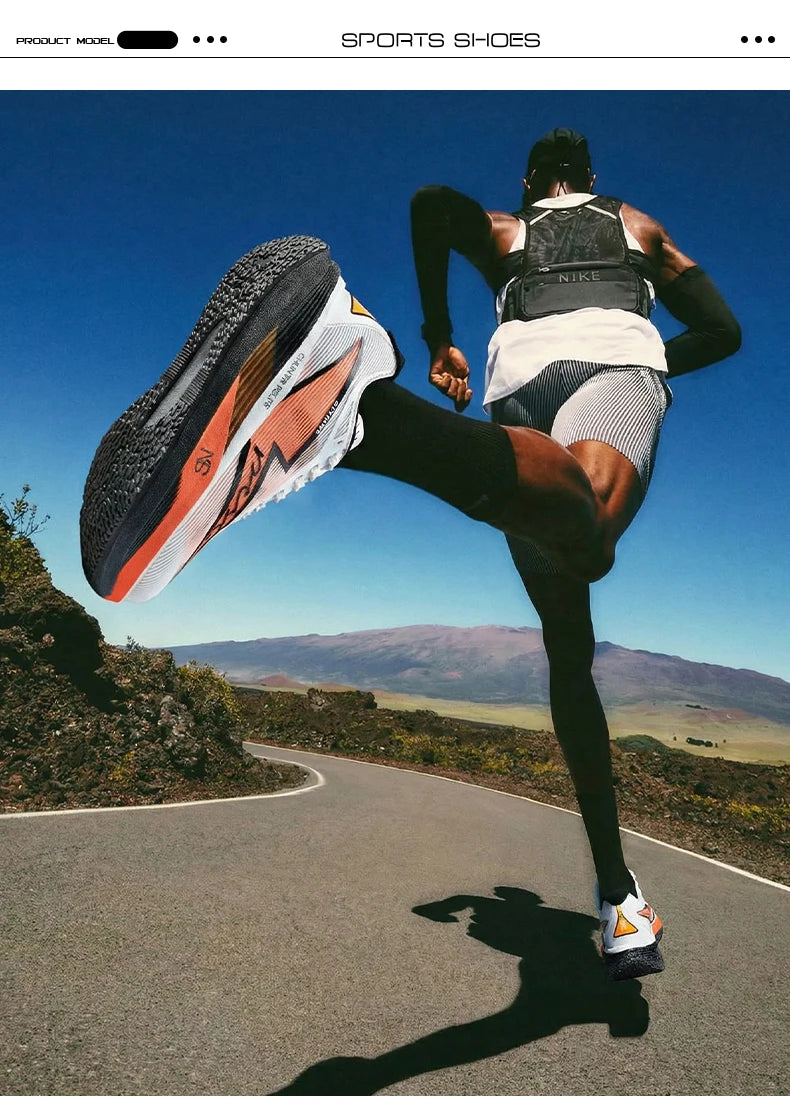 Zapatillas de running con placa de carbono, especiales para maratón, deportivas para hombre, transpirables, ligeras, cómodas y de ocio para mujer.
