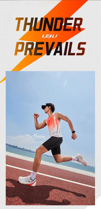 QIAODAN TG1.0 Marathon-wedstrijdschoenen voor heren, schokdempend, met hoge veerkracht, voor langeafstandstraining, hardloopschoenen QDB023253285