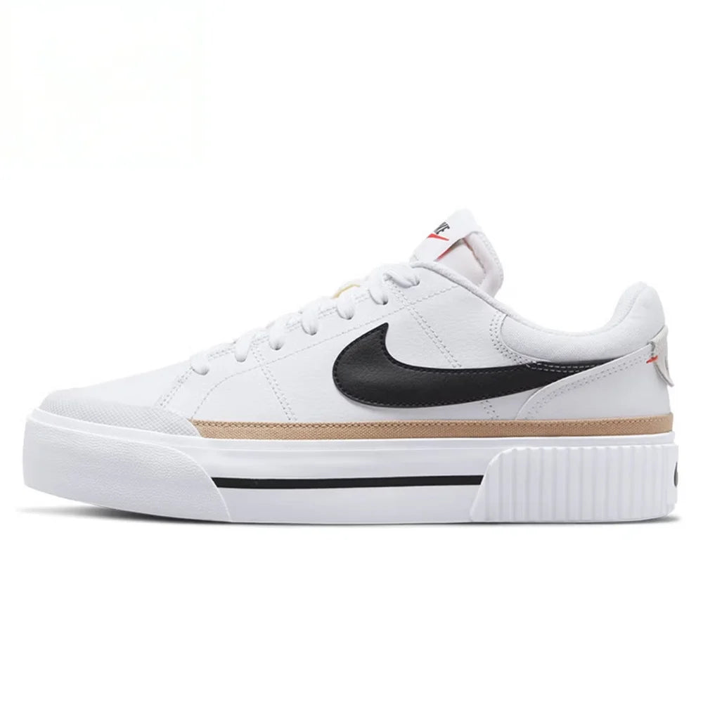 Nike Court Legacy Lift, diseño de suela elevada: antideslizante, amortiguación cómoda, zapatillas clásicas y duraderas DM7590-112