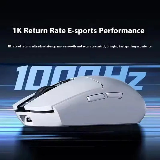 Mouse de gaming wireless MCHOSE G3 V2 Pro, tri-mode Bluetooth, 800mAh, reîncărcabil, ușor, ergonomie personalizată, mouse esports
