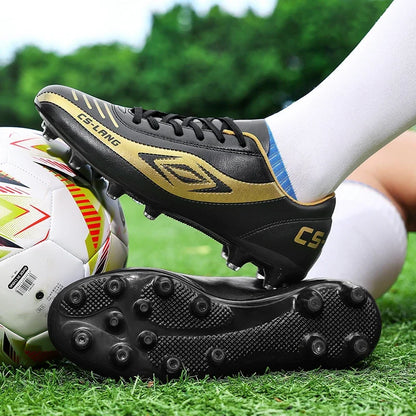 Moški nogometni čevlji s špicami za travo Nogometni čevlji za tekmo Odrasli Notranji Ultralahki Protizdrsni Fantje Futsal Športna trava Udobni