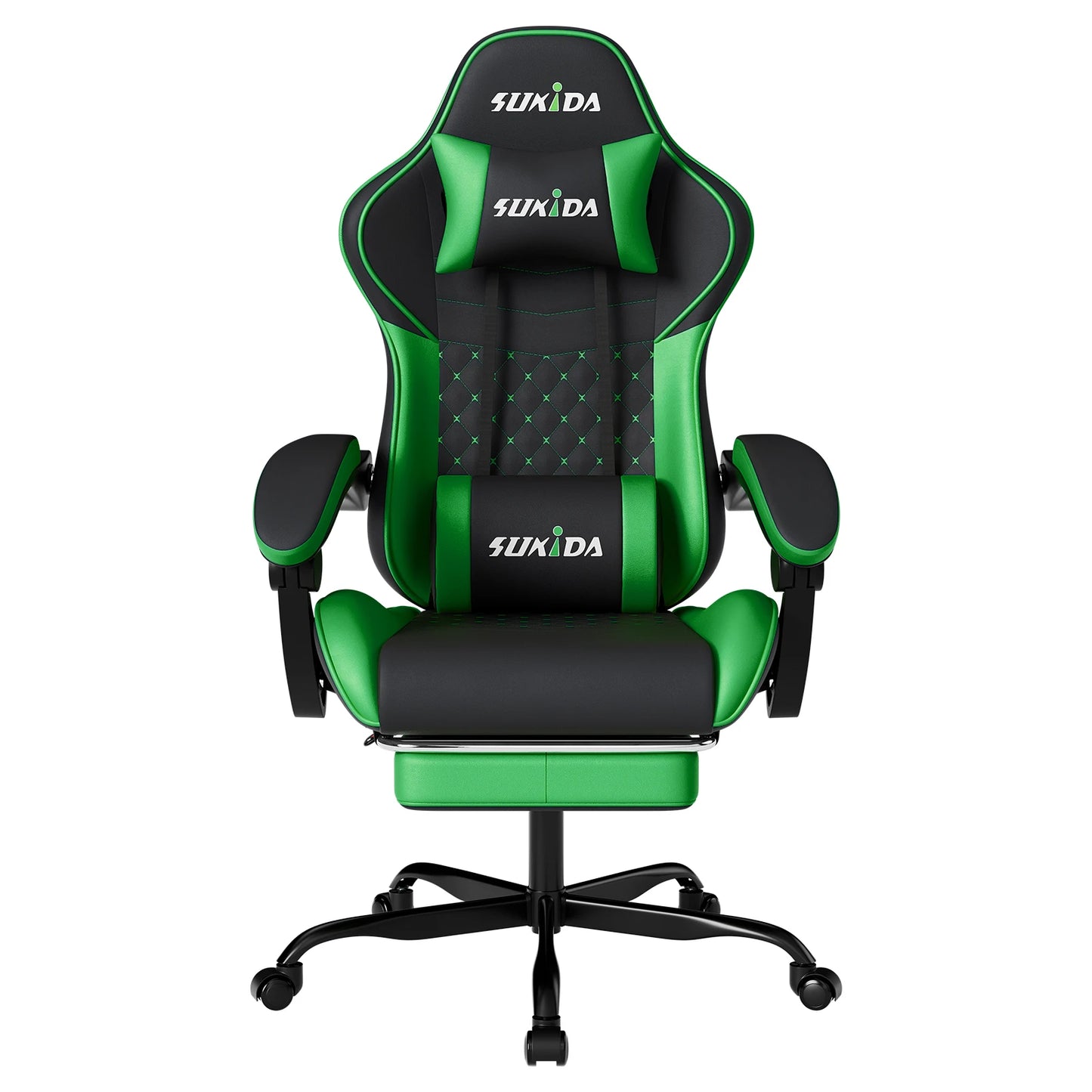 SUKIDA Gaming Chair Ergonomic Video Game Chair Comfortable Computer Chair with Footrest and Lumbar Support Office Chair
