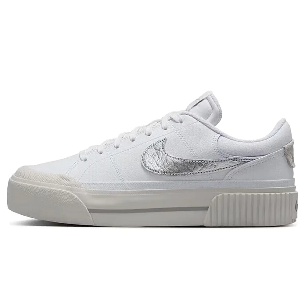 Nike Court Legacy Lift, diseño de suela elevada: antideslizante, amortiguación cómoda, zapatillas clásicas y duraderas DM7590-112