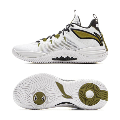 Li-Ning Men's BADFIVE STORM 2025 Outdoor Basketball Shoes BOOM Cushioning TUFF OS Wearable Li-Ning Sports Sneakers ABFV017