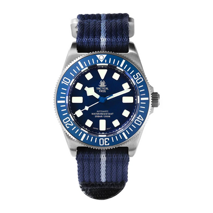Relógio Mecânico Tactical Frog FXD V4, Movimento Automático NH35, Titânio, para Homem, 200m à Prova de Água, Safira, Luminoso, 42mm