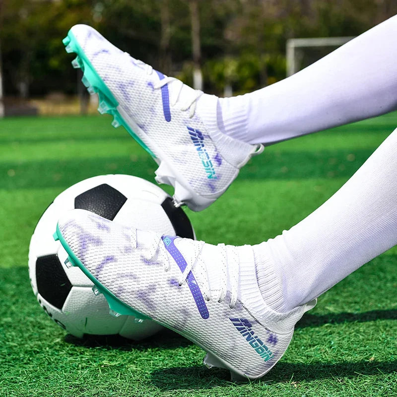 Moški nogometni čevlji Profesionalni nogometni čevlji Športni čevlji za futsal Ženski Unisex Ultralahki Visokokakovostni TF/FG športni čevlji