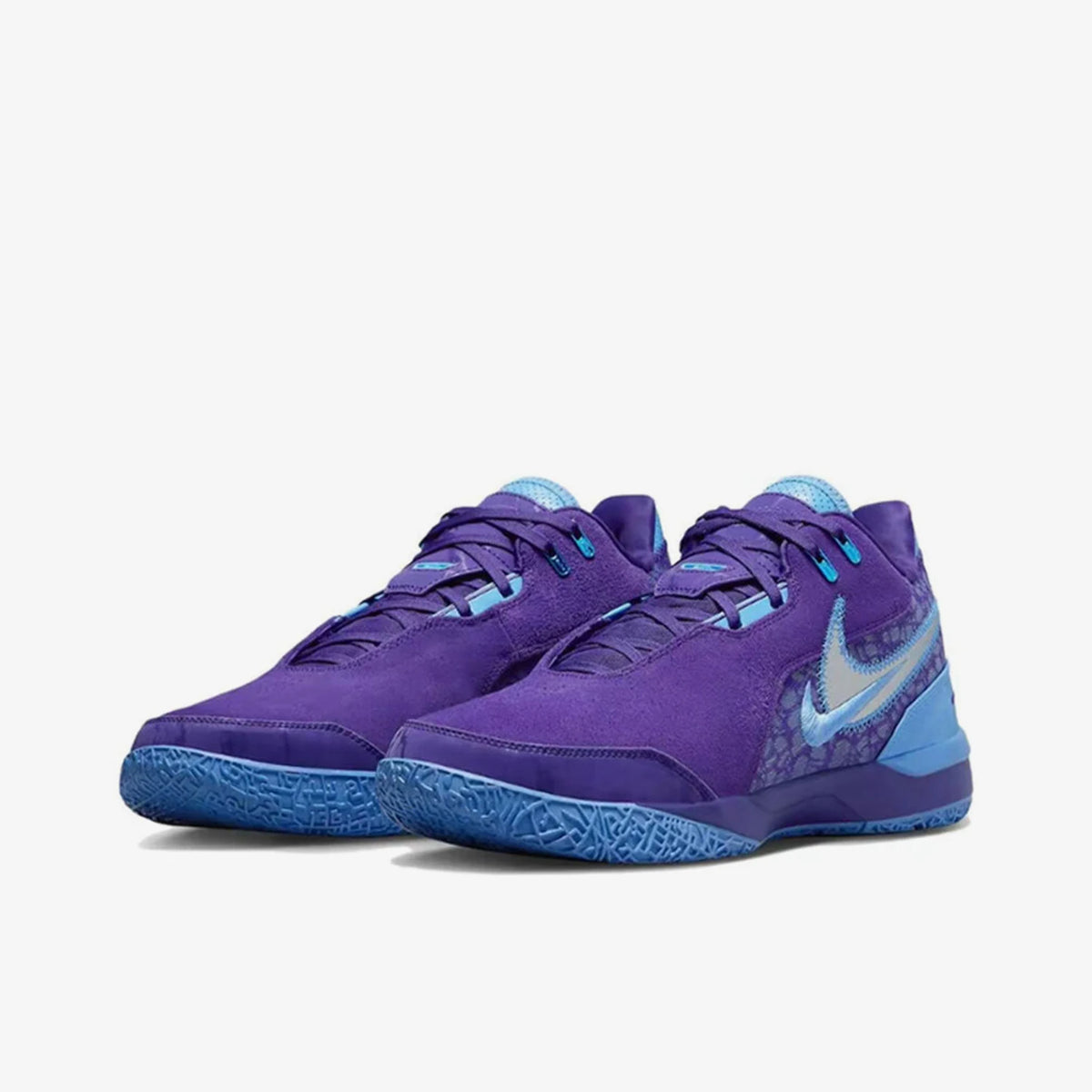 Nike uradni avtentični novi moški košarkarski čevlji srednje višine iz trpežnega patchwork materiala FJ1566-500