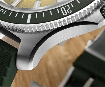 San Martin 2025 New Upgraded Version 40mm Dive Watch Men Original Design NH35 Automatic Mechanical Waterproof 200m SN0118