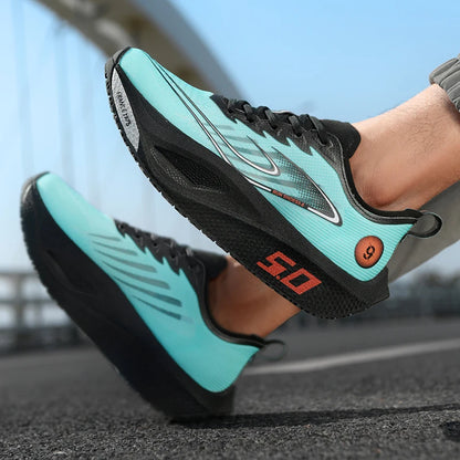 FourSeasons herensportschoenen CarbonPlate hardloopschoen, ademende marathon- en wedstrijdschoenen, comfortabele atletiek- en trainingsschoenen, wandelschoenen