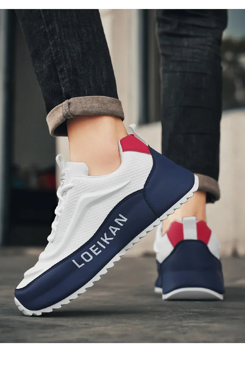 Pantofi de alergare și plimbare pentru bărbați, pantofi casual ușori de tenis, adidași sportivi, adidași respirabili, mărime mare 47