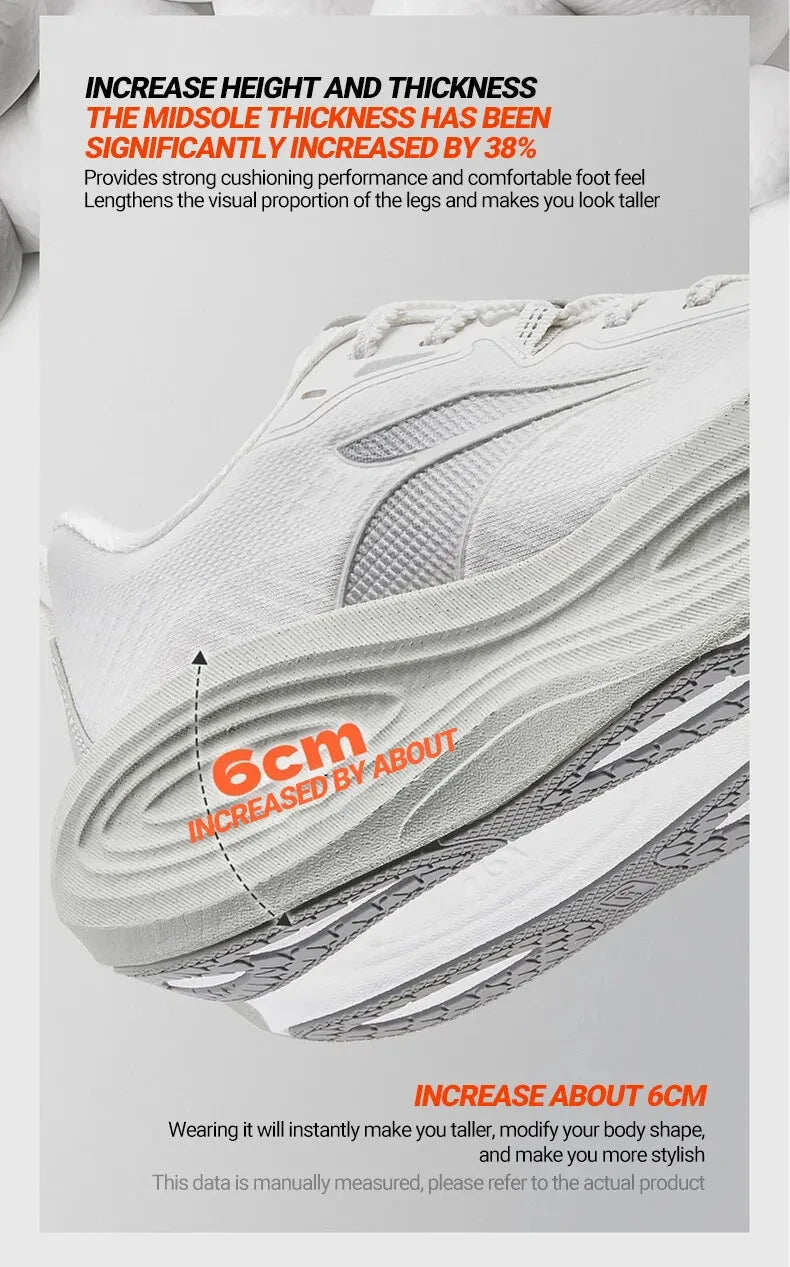 361 Degrees PopBlaze 5 Chaussures de course pour homme - Nouvelles semelles épaisses amortissantes, respirantes et antidérapantes - Baskets de jogging d'extérieur pour homme 672532212