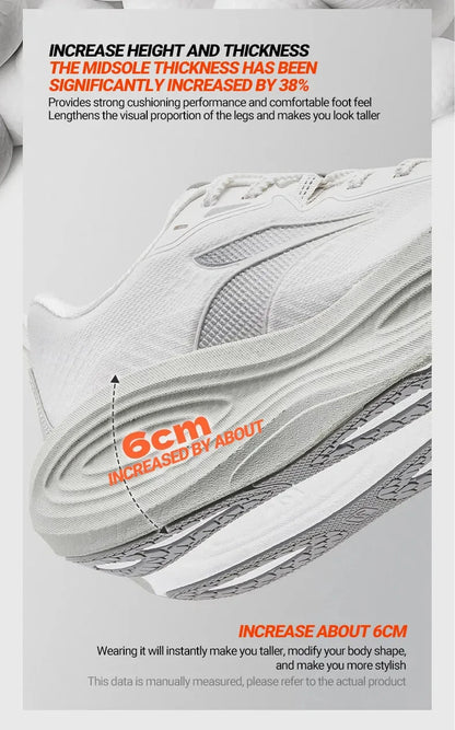 361 Degrees PopBlaze 5 Chaussures de course pour homme - Nouvelles semelles épaisses amortissantes, respirantes et antidérapantes - Baskets de jogging d'extérieur pour homme 672532212