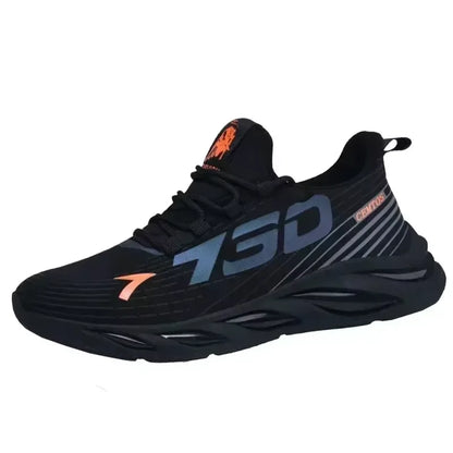 New Summer Men's Breathable Mesh Running Shoes Lightweight Trendy Sports Sneakers for Daily Workout and Outdoor Walking