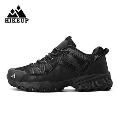 HIKEUP Sneakers traspiranti, ammortizzate e antiscivolo - Scarpe da trekking da uomo - Scarpe da corsa e trekking - Scarpe da montagna per attività all'aperto da uomo