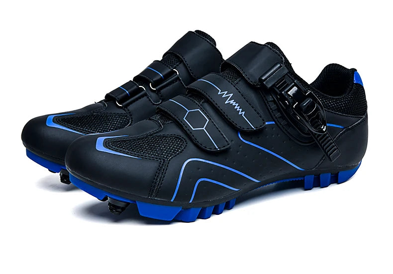 Pantofi de mountain bike pentru bărbați, pantofi de ciclism cu cataramă rapidă, compatibili cu pedalele cu sistem SPD, pentru interior și exterior, pantofi MTB pentru femei