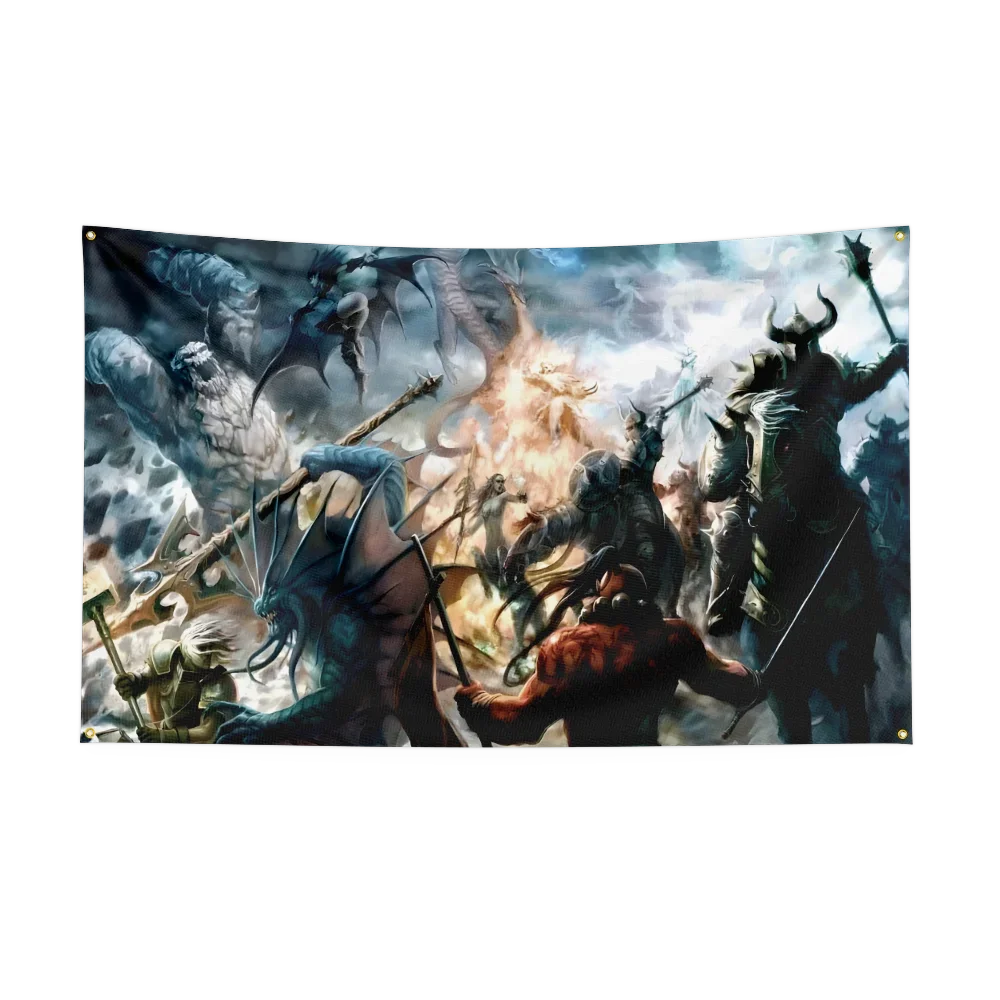 90X150CM Worlds of Warcrafts Wow Flag Polyester Digital Printed Game Tapestry Curtain For Decor dota1s