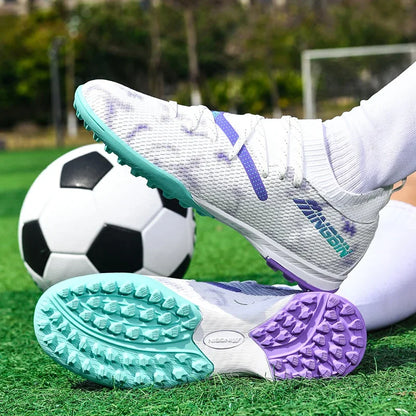 Moški nogometni čevlji Profesionalni nogometni čevlji Športni čevlji za futsal Ženski Unisex Ultralahki Visokokakovostni TF/FG športni čevlji
