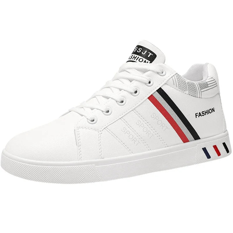 Casual herensneakers, skateboardschoenen, PU-platte schoenen, schoenen voor studenten, outdoorsneakers, straatschoenen, wandelschoenen met veters, grote maten 48