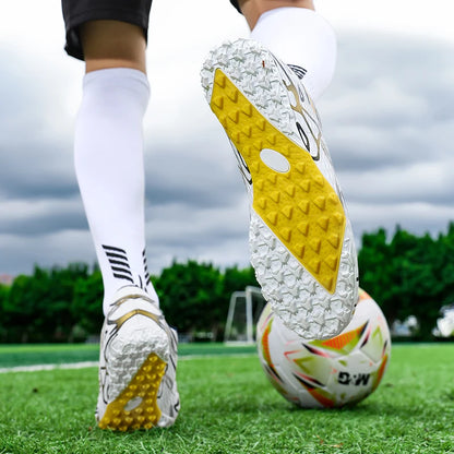 Moški nogometni čevlji, športni trening, nogometni čevlji, mehki, ultralahki, dihalni, profesionalni športni copati, unisex, čevlji s špicami za travo, za tekmo