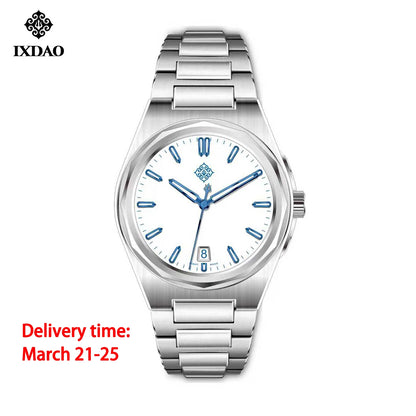 IX&DAO 2025 Novo Relógio Masculino Warrior Automático Mecânico 37mm Movimento Miyota 9015 Safira Aço Inoxidável Impermeável 10Bar BGW
