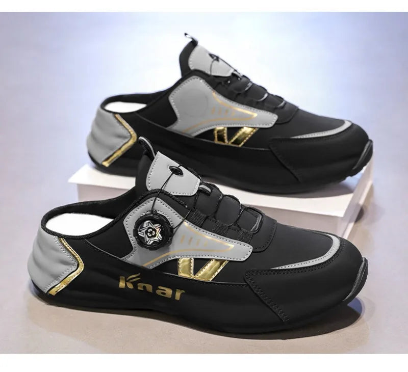 Platform-sneakers med åndbart, trendy mesh til sommeren, nye sports- og fritidssko til mænd i store størrelser 39-48