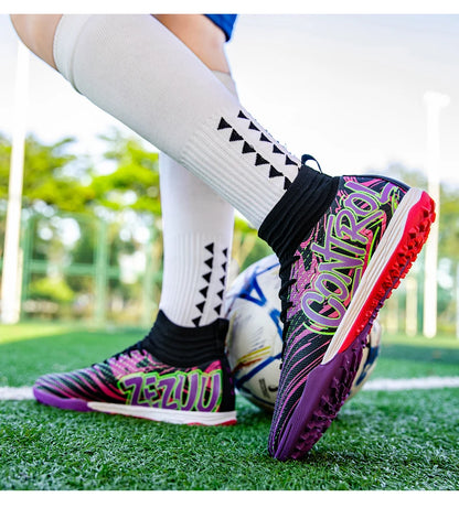 Uomo Donna Scarpe da calcio Scarpe da calcio per esterni Scarpe da calcio antiscivolo per campi da calcio Scarpe da futsal ultraleggere Scarpe da calcio con tacchetti TF/FG