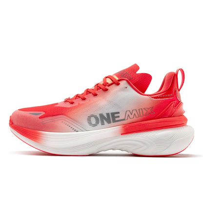 ONEMIX Nieuwe jogging- en hardloopschoenen voor dames en heren, lichte sneakers, wegschoenen, slijtvaste modieuze sportschoenen, fitnessschoenen
