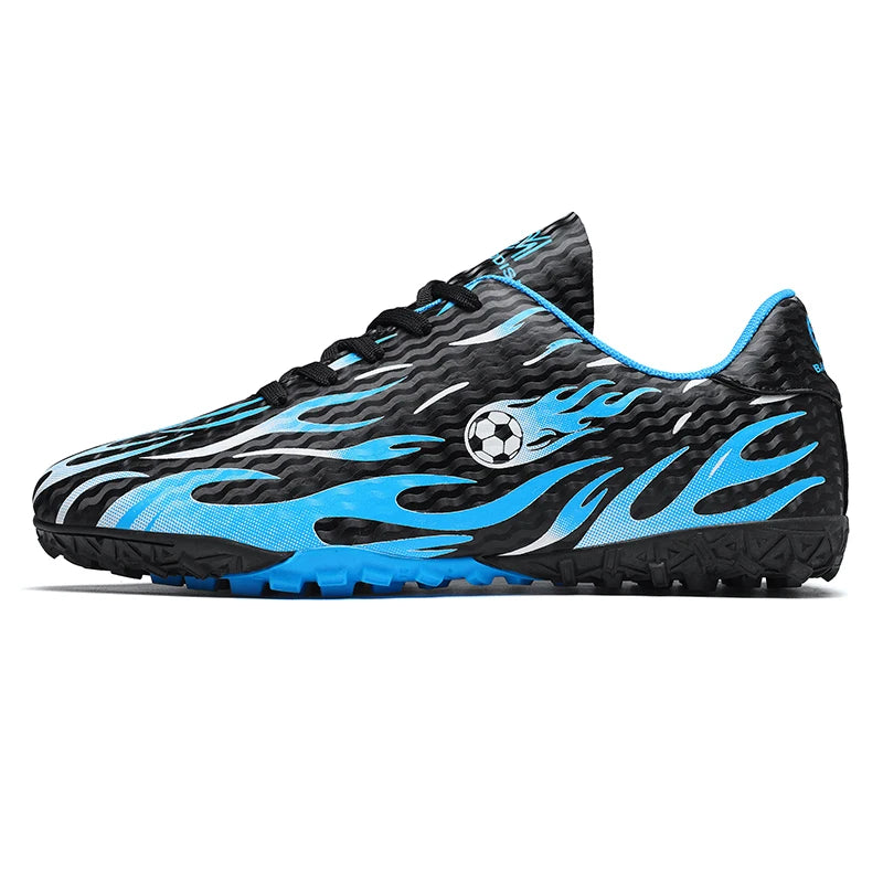 Men Professional Football Boots Cleats Boys Soccer Shoes Ankle Support Cleats Youth Outdoor Match Training Sneakers Non-slip.