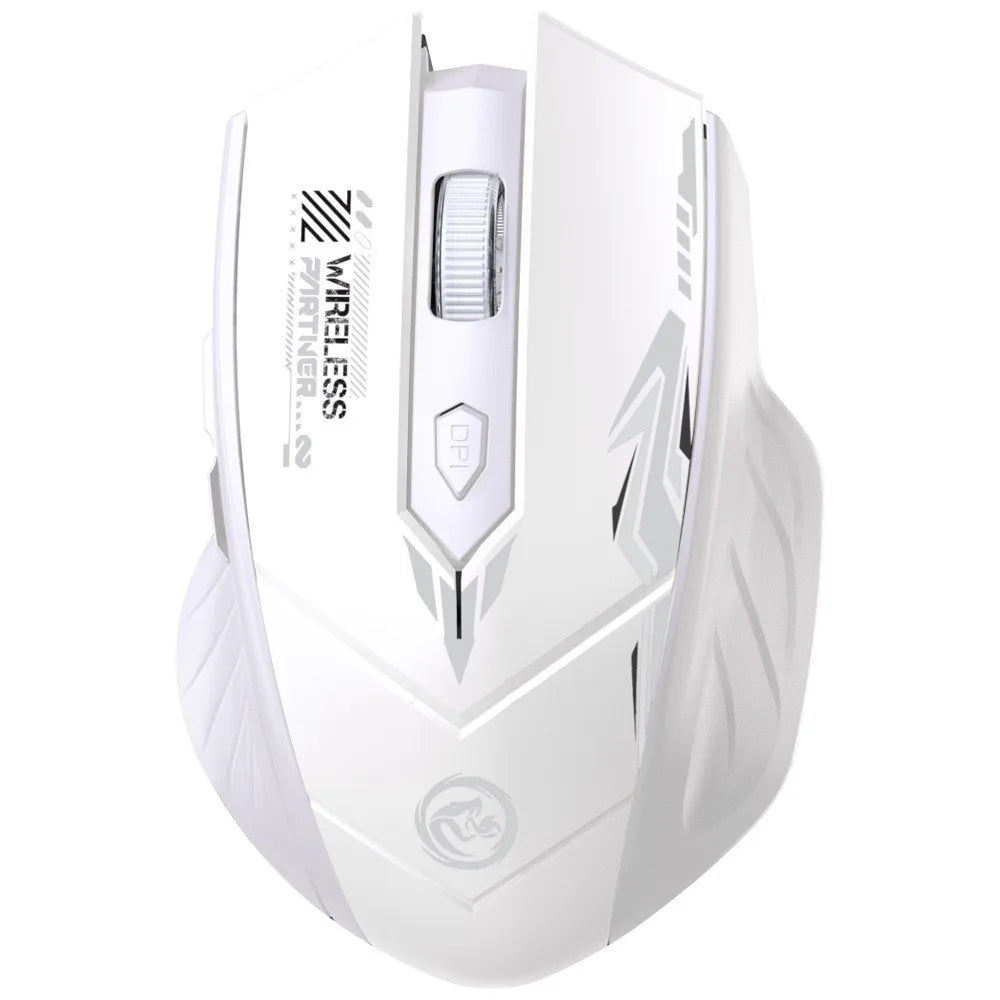 Mouse gaming wireless 2.4G USB silenzioso Dual Mode Bluetooth ricaricabile 1600DPI per PC e laptop